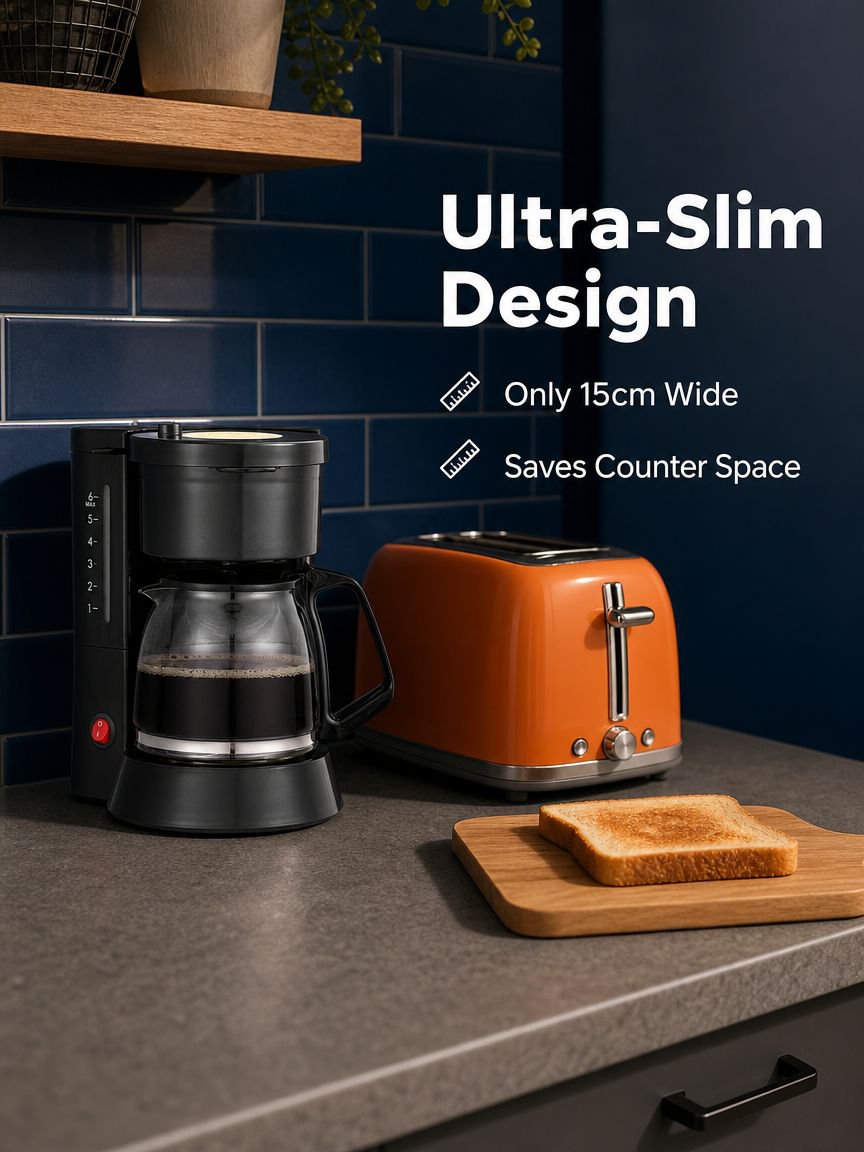 Large Capacity Drip American Coffee Maker