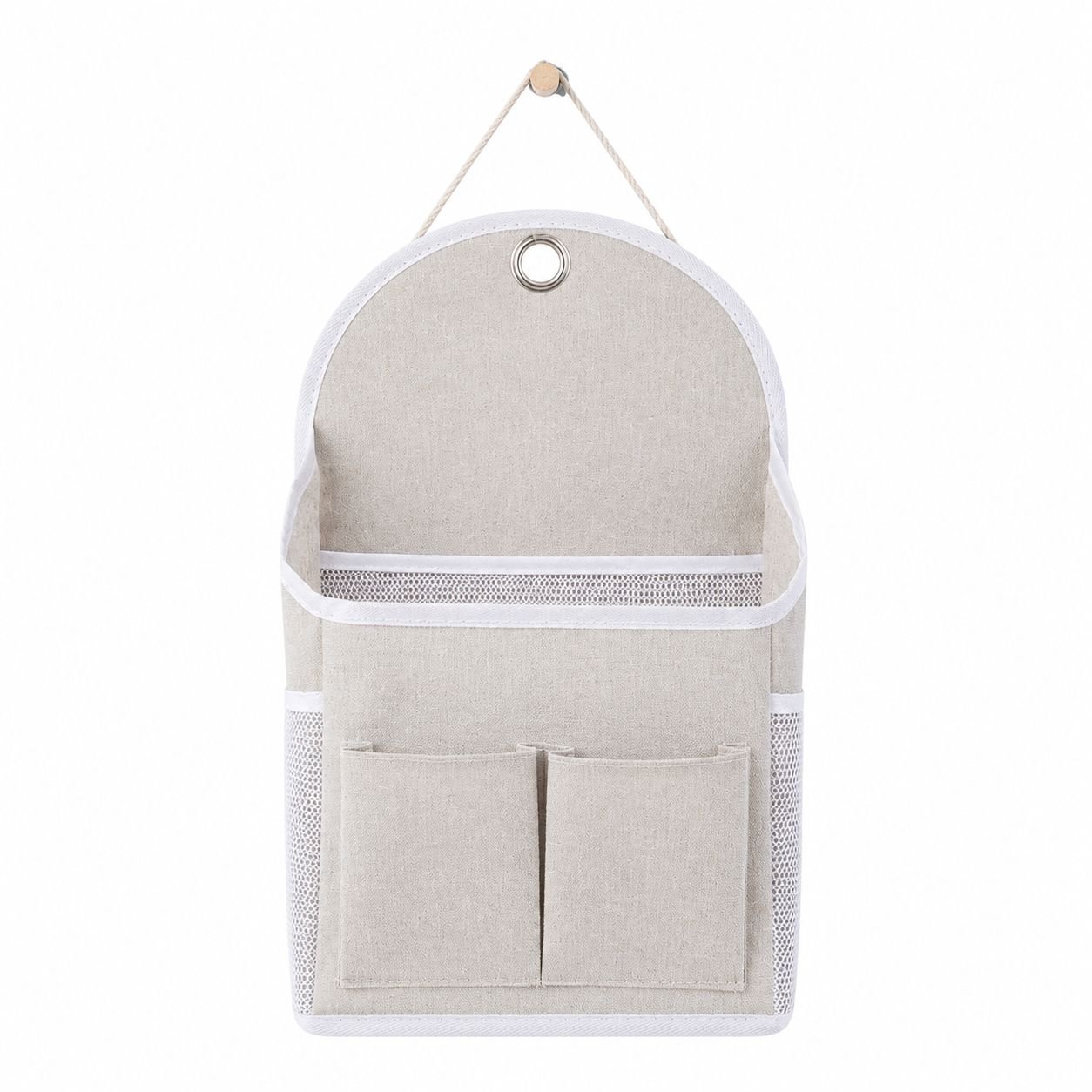 Wall Hanging Burlap Storage Bag, Over-the-door Multi-purpose Organizer