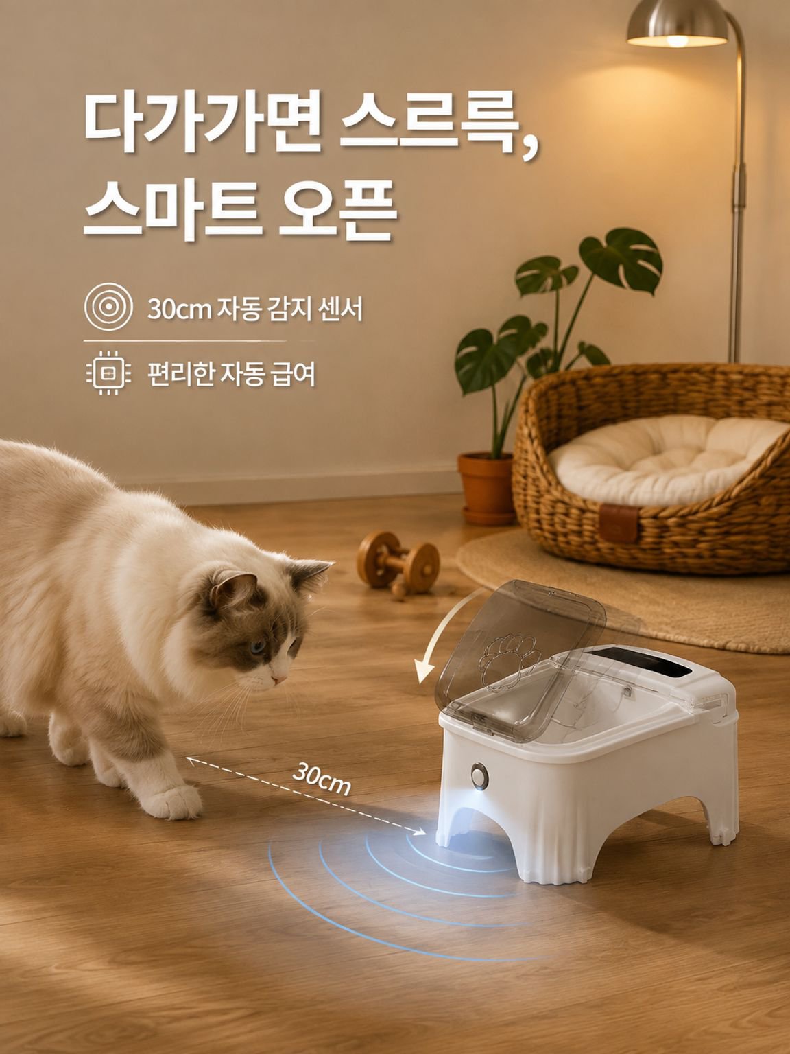 신형 애완동물 감응 먹이기