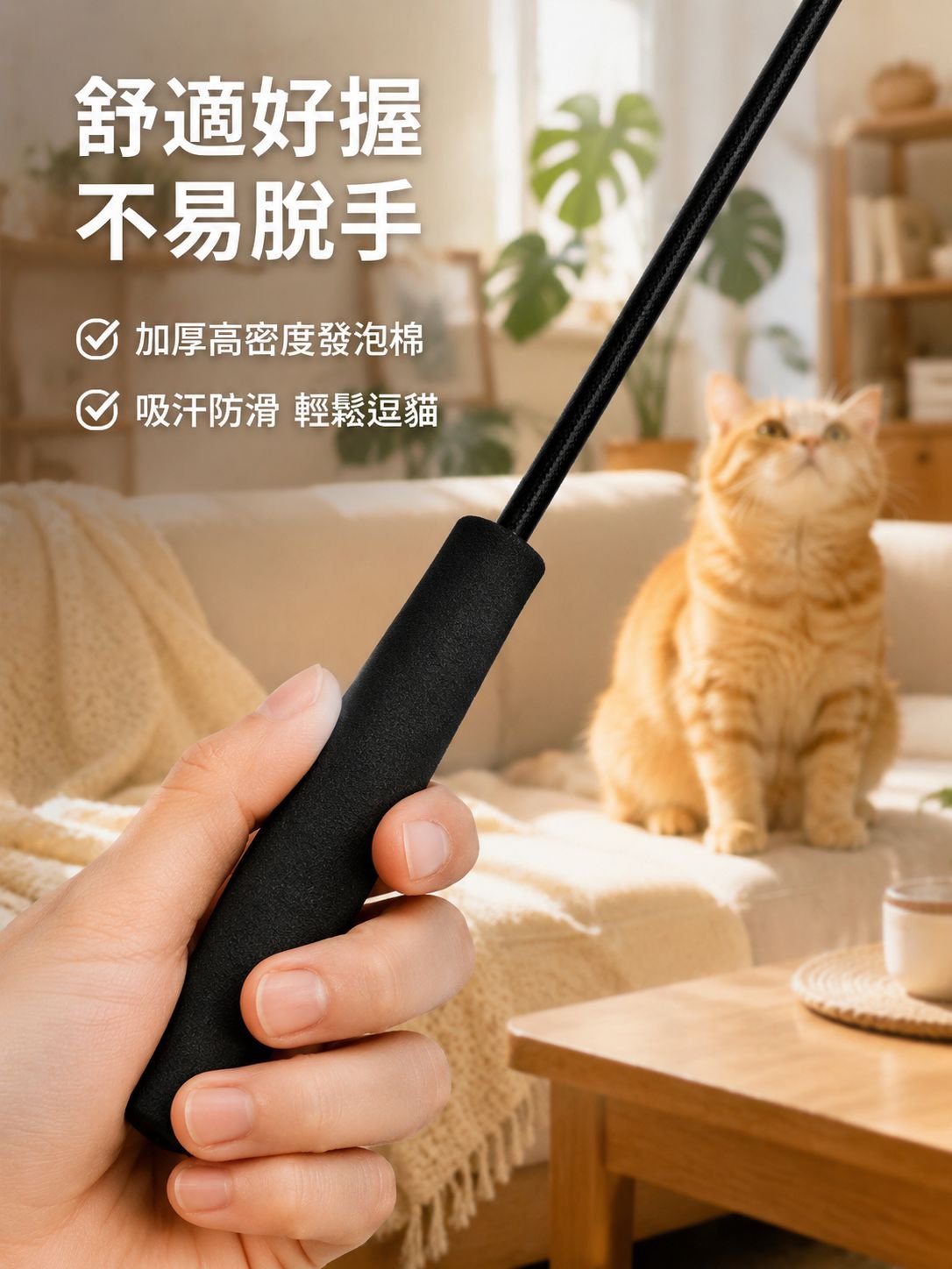 加固型彈簧貓咪逗玩棒