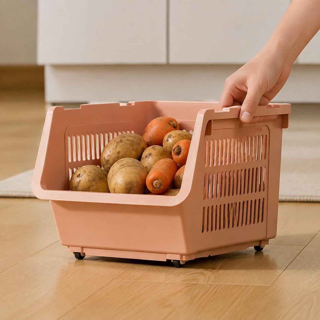 Easy to clean thickened storage container