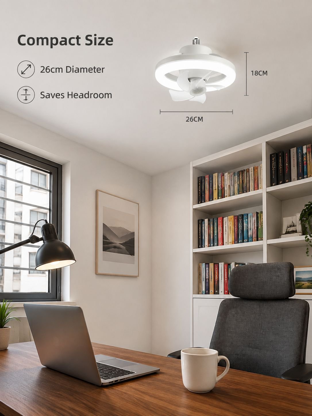 Multifunctional remote control ceiling fan light
