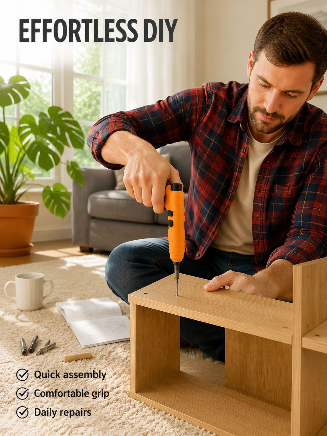 Multifunction Forward and Reverse Electric Screwdriver