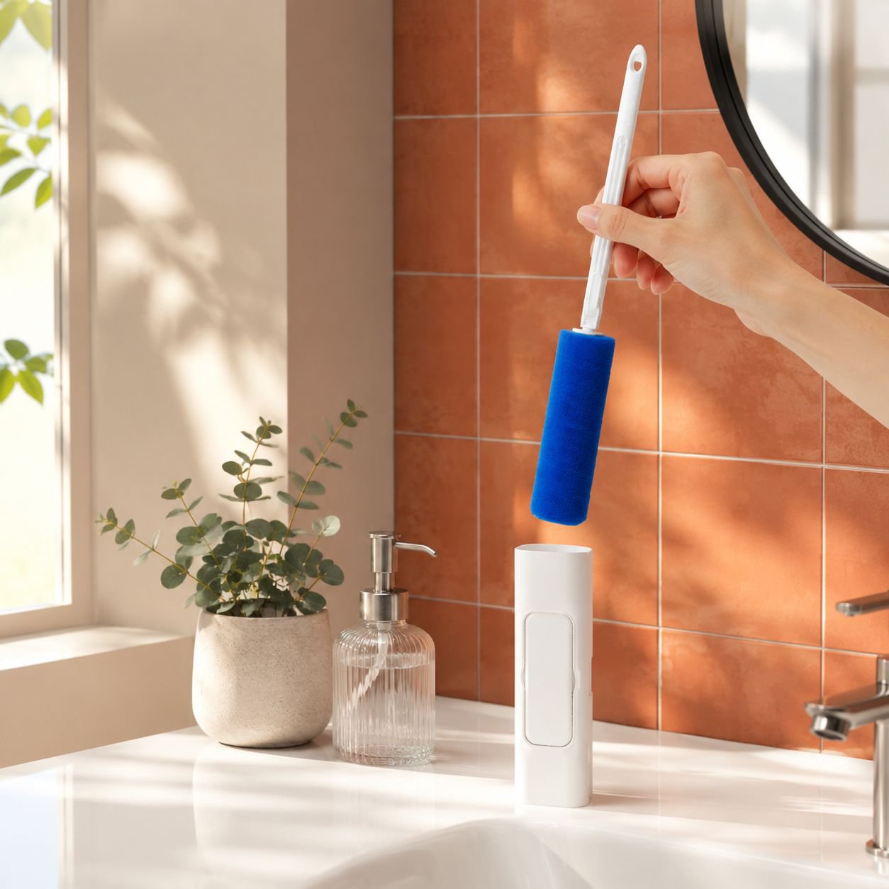 Herramienta para limpiar ranuras en muebles