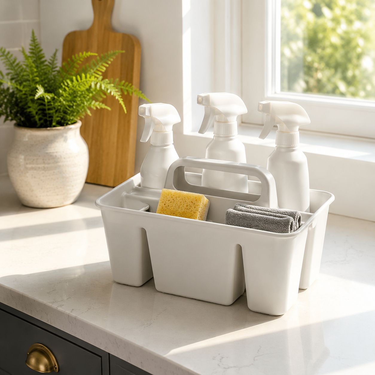 Portable cleaning storage basket, household divider, sundrying basket, desktop storage bin, desktop 