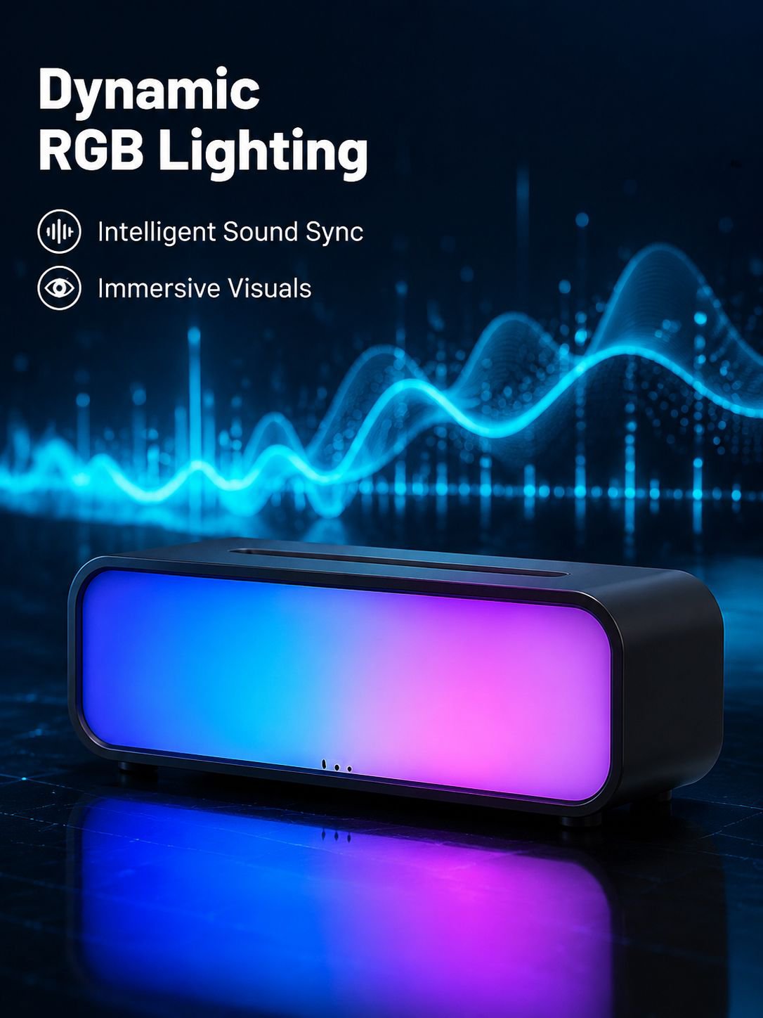 Cool Sound-Pickup Dynamic RGB Atmosphere Aroma Diffuser