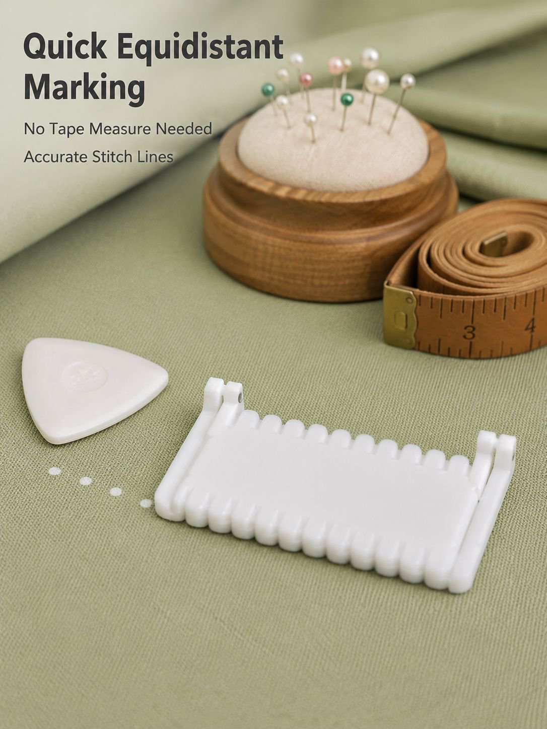 Handheld Adjustable Sewing Gauge Measuring Tool