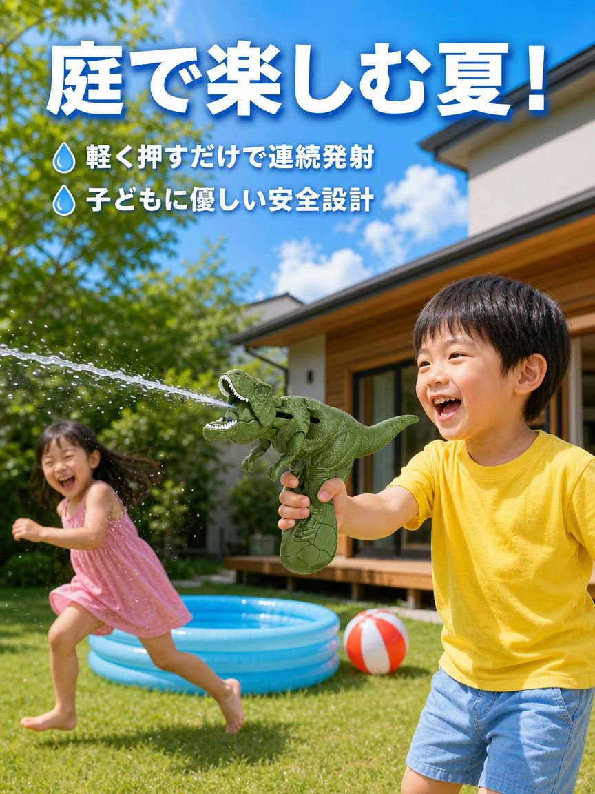 漫画の恐竜水鉄砲おもちゃ