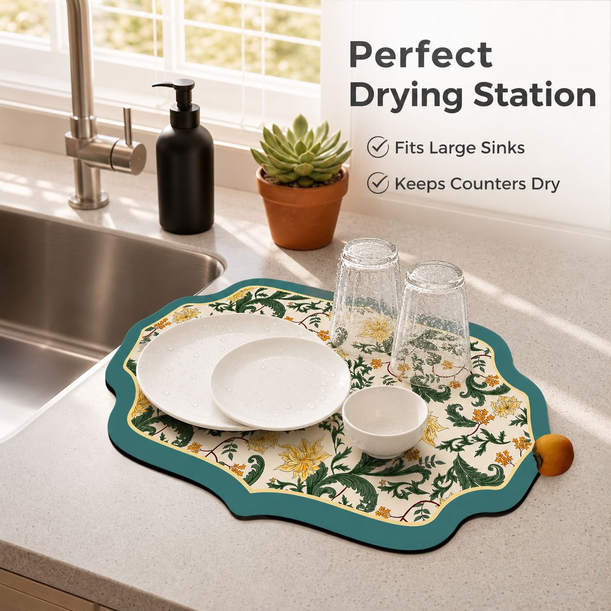 Multi-Functional Diatomaceous Absorbent Table Heat Mat