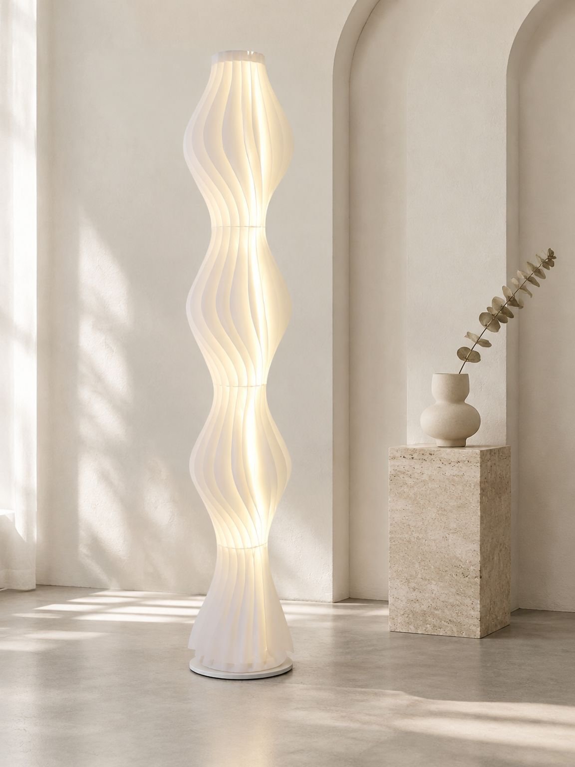 Grass Skirt Floor Lamp for Bedroom and Living Room