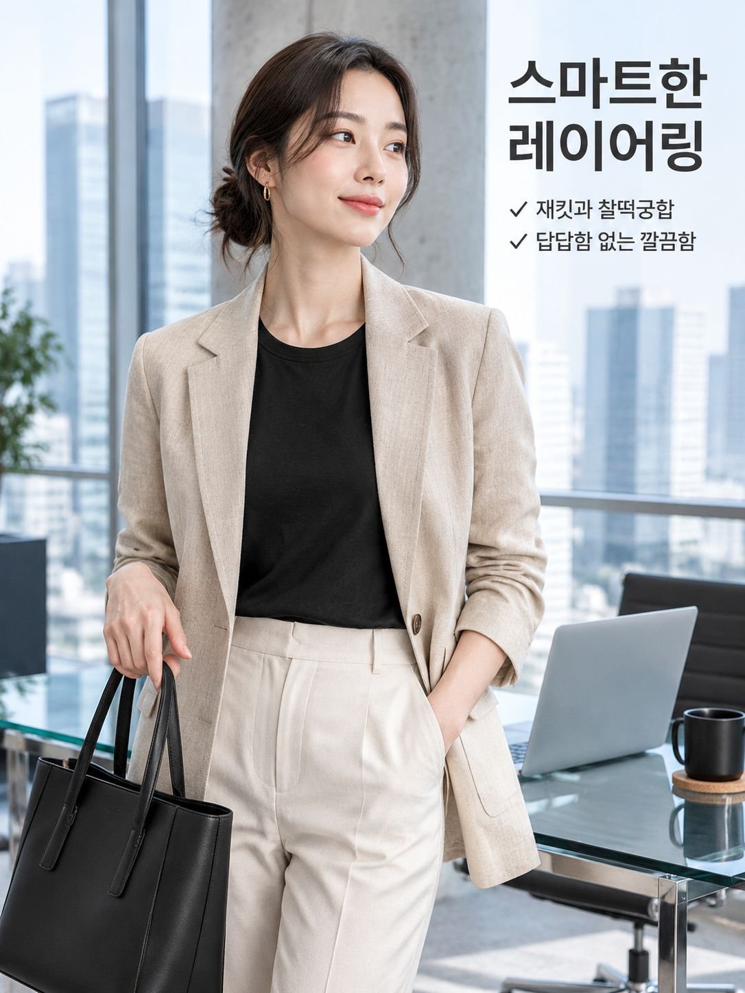 26SS U넥 컴포트 티셔츠