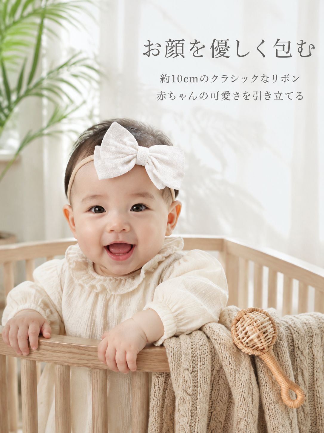 リネンリボンヘアタイ