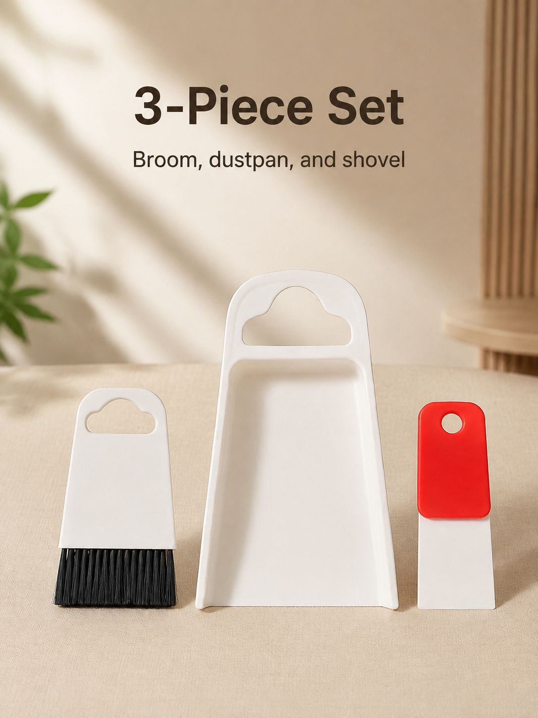 Mini Desktop Broom and Dustpan Set