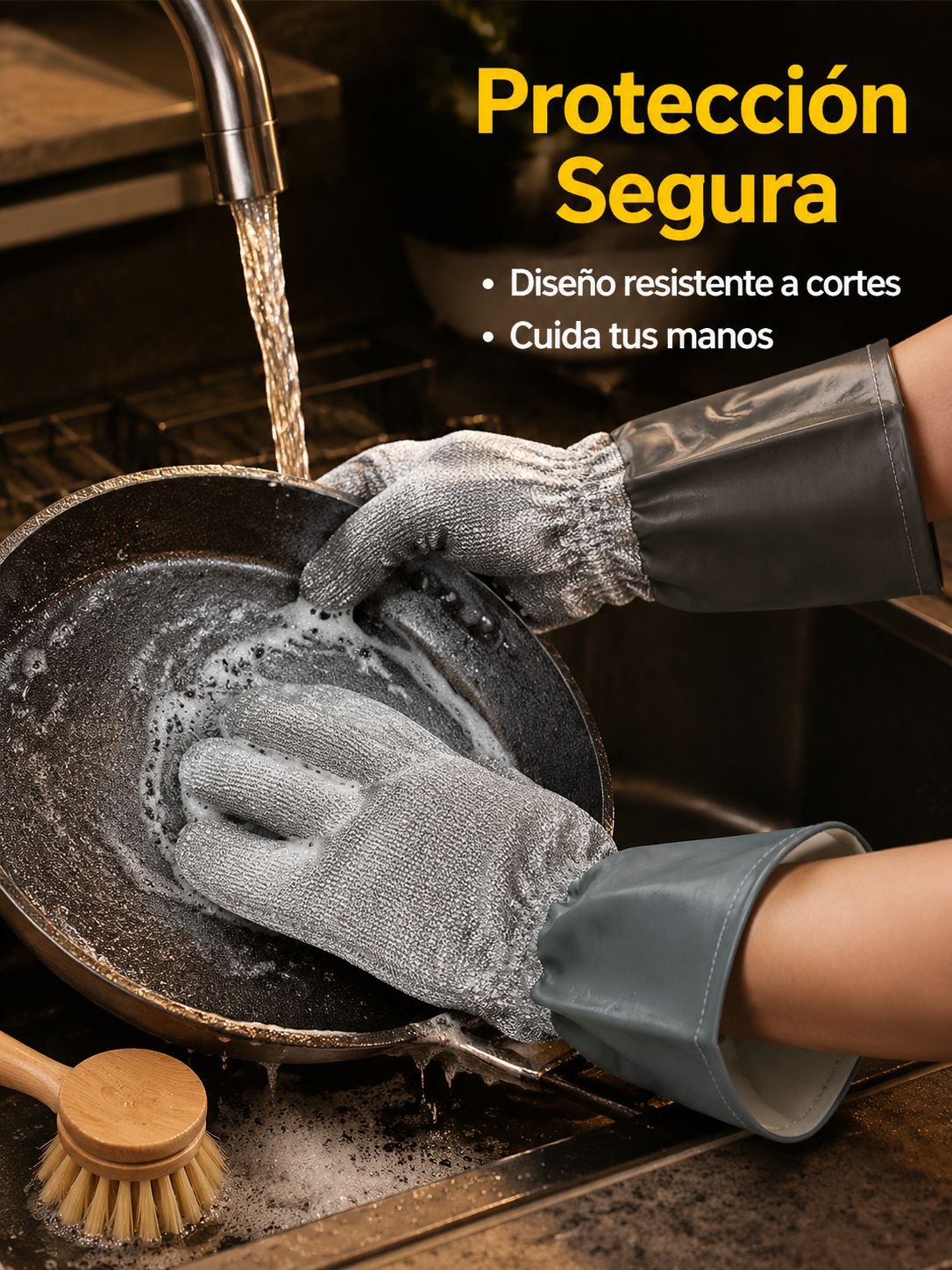 Guantes para lavar platos