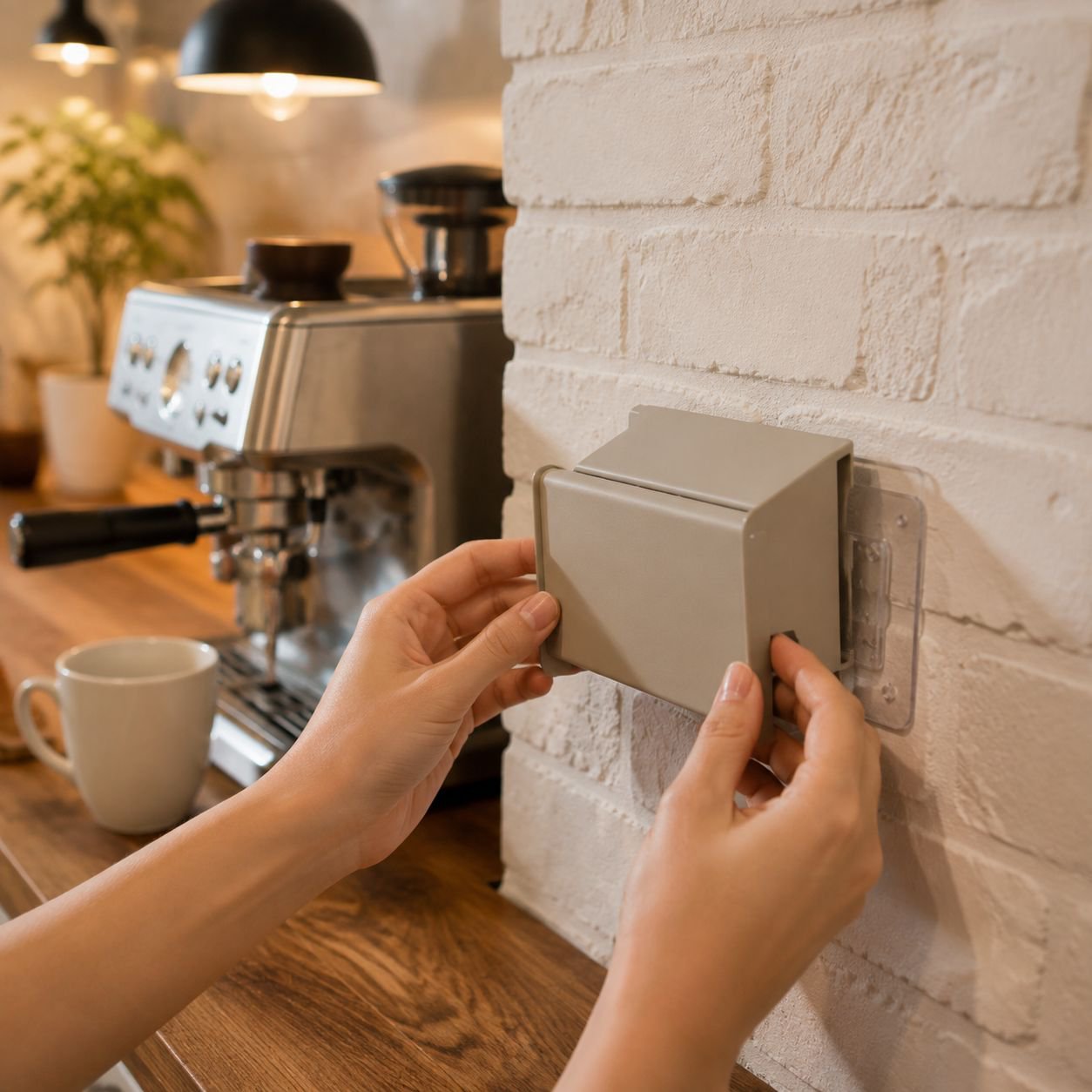 Punch-Free Socket Organizer Shelf