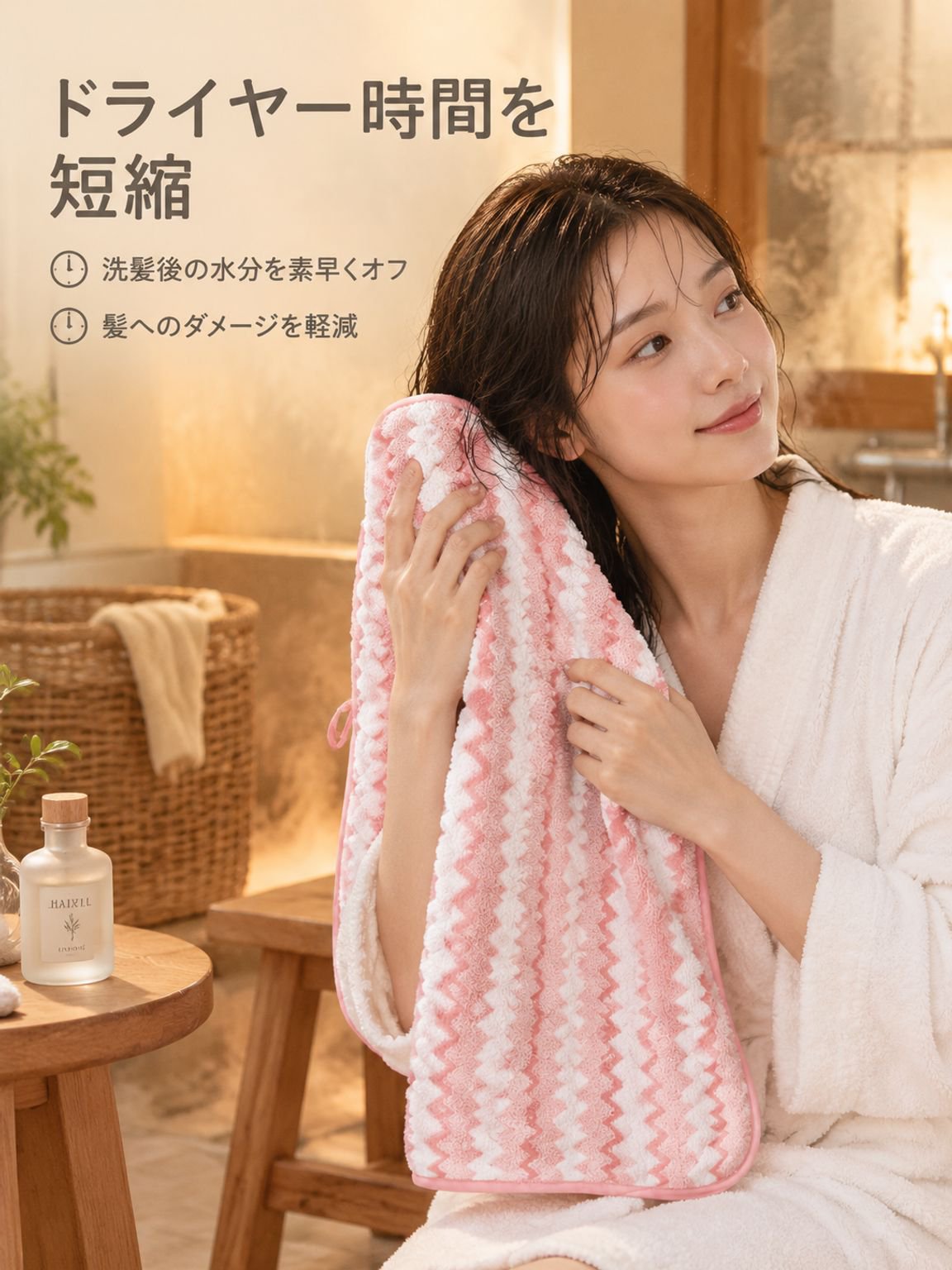 厚手コーラルフリース吸水タオル
