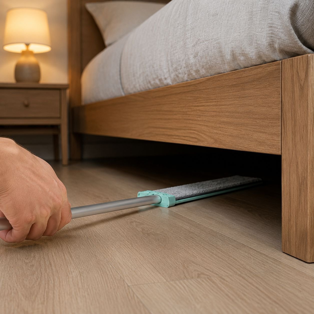 Matériau microfibre solide pour serpillière bois