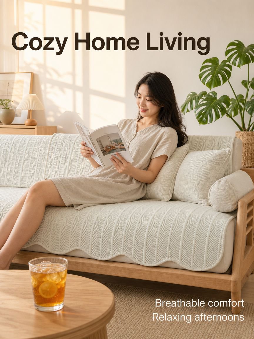 Luxury Bean-shaped Multi-functional Non-slip Sofa Cushion Set