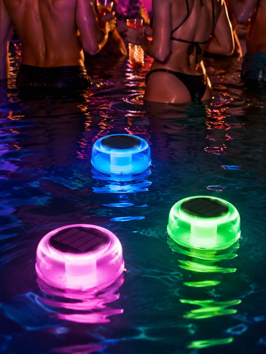 Luces solares decorativas para fiestas y eventos al aire libre