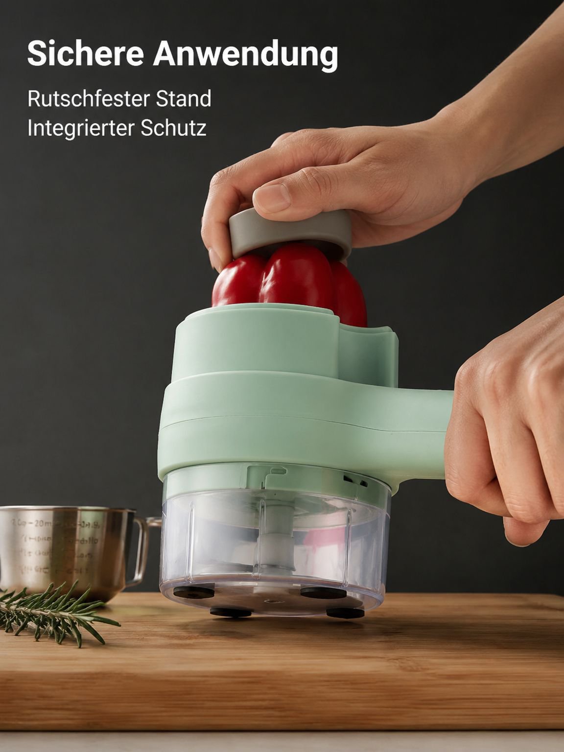 Multifunktionaler tragbarer Gemüseschneider