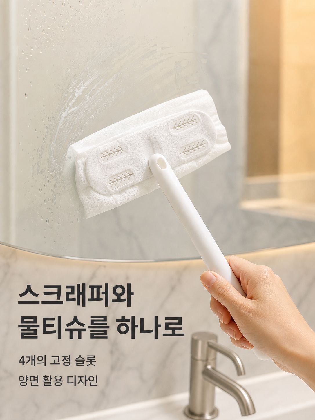 다기능 가정용 벽면 청소 솔