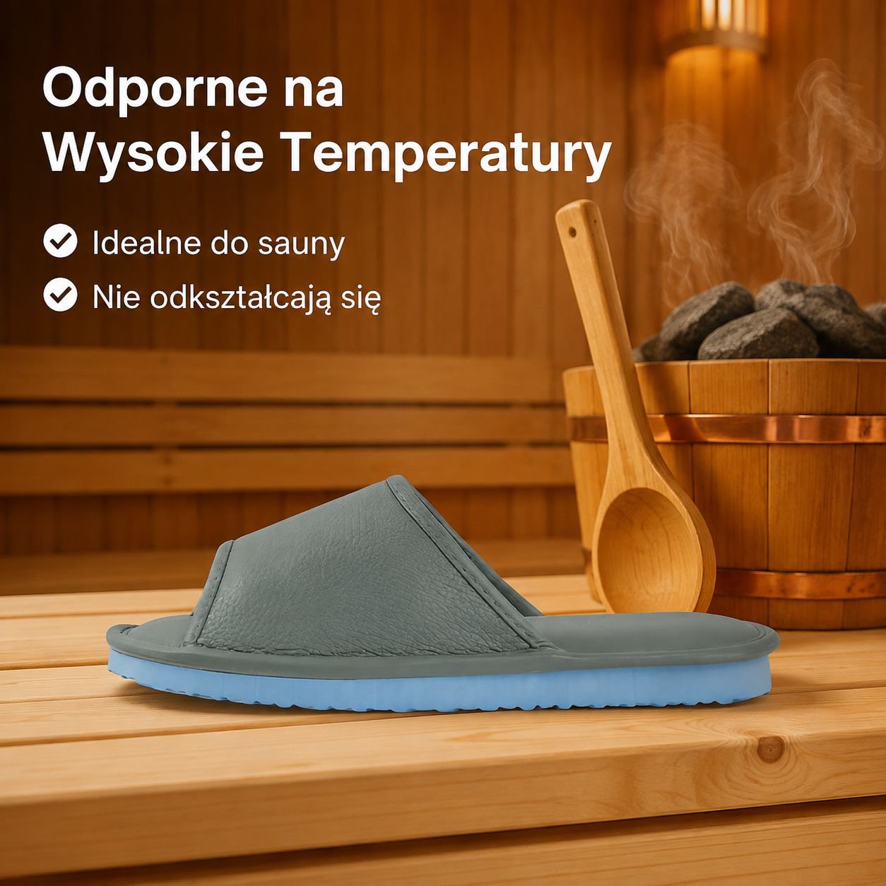 Męskie ekologiczne klapki do łazienki na zamówienie, sprzedaż hurtowa