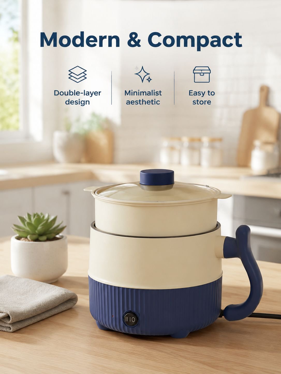 Portable Student Multi-purpose Pot