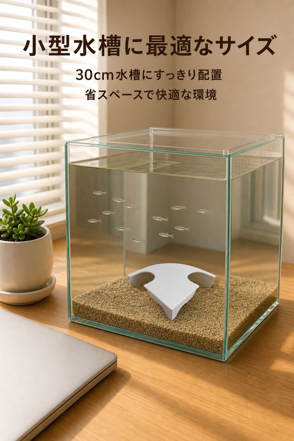 アクアリウム二重穴観魚トンネル