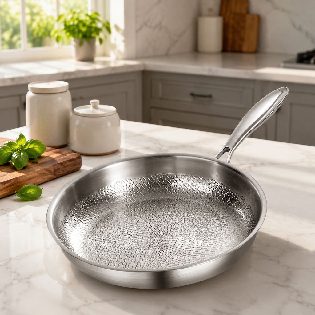 Natural Uncoated Non-Stick Skillet
