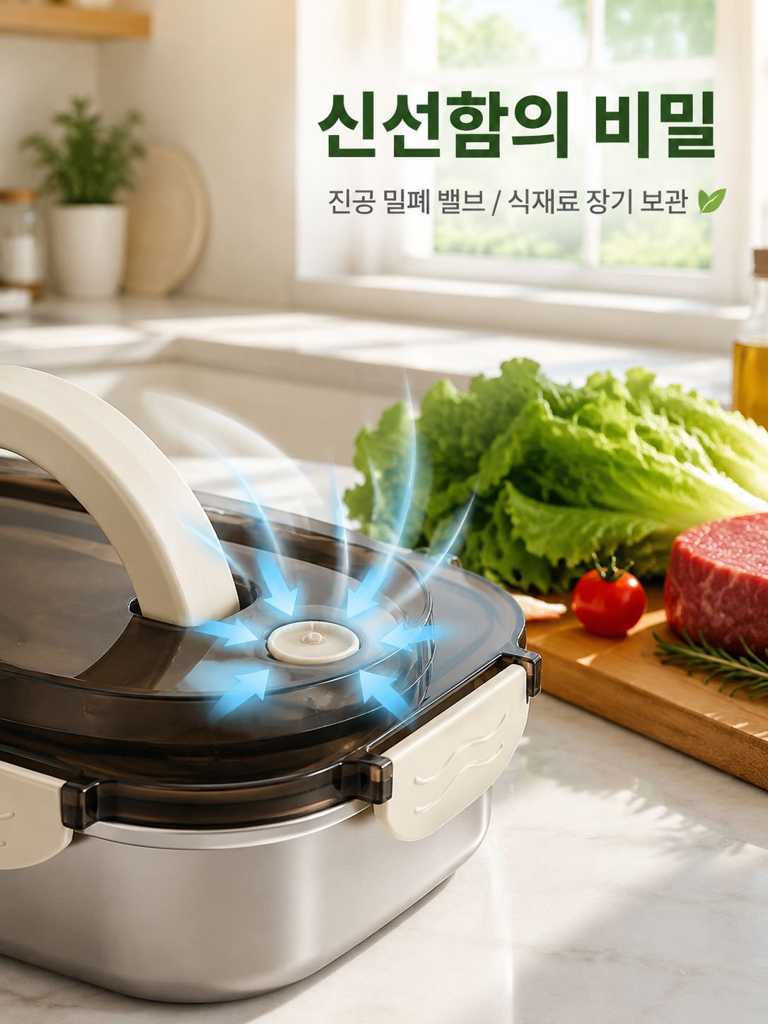 뚜껑 달린 식품 신선함 도시락