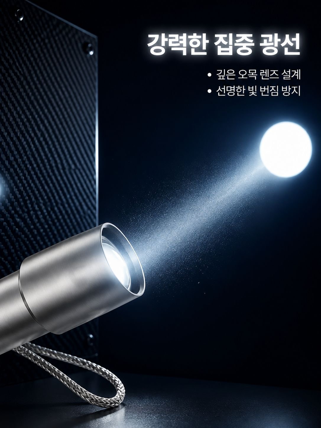 충전식 휴대용 손전등
