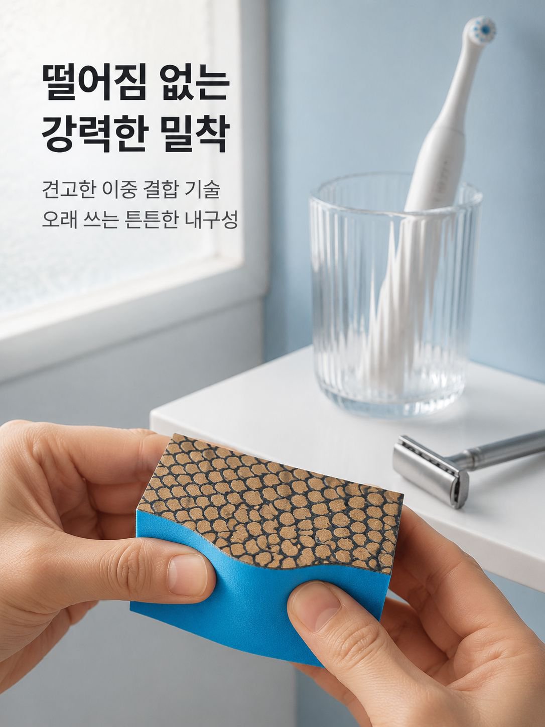 일본 수입 거울면 금강사 스펀지 지우개