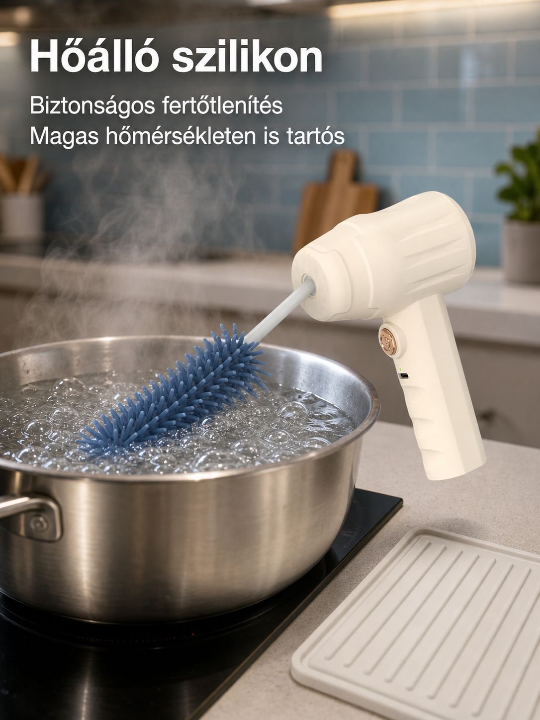 Praktikus elektromos babaüveg tisztító eszköz