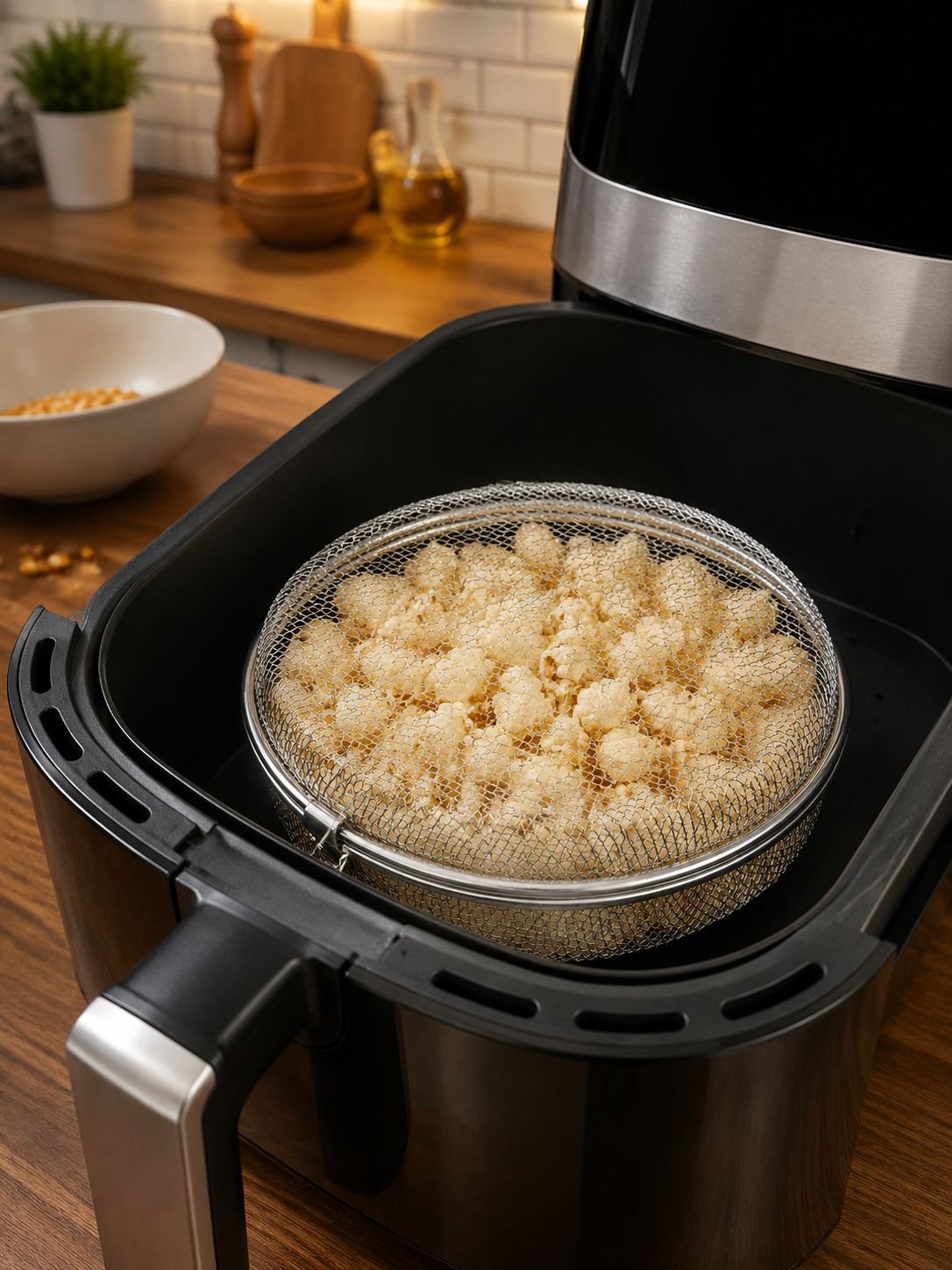 Cesta multifuncional para cocinar y asar alimentos