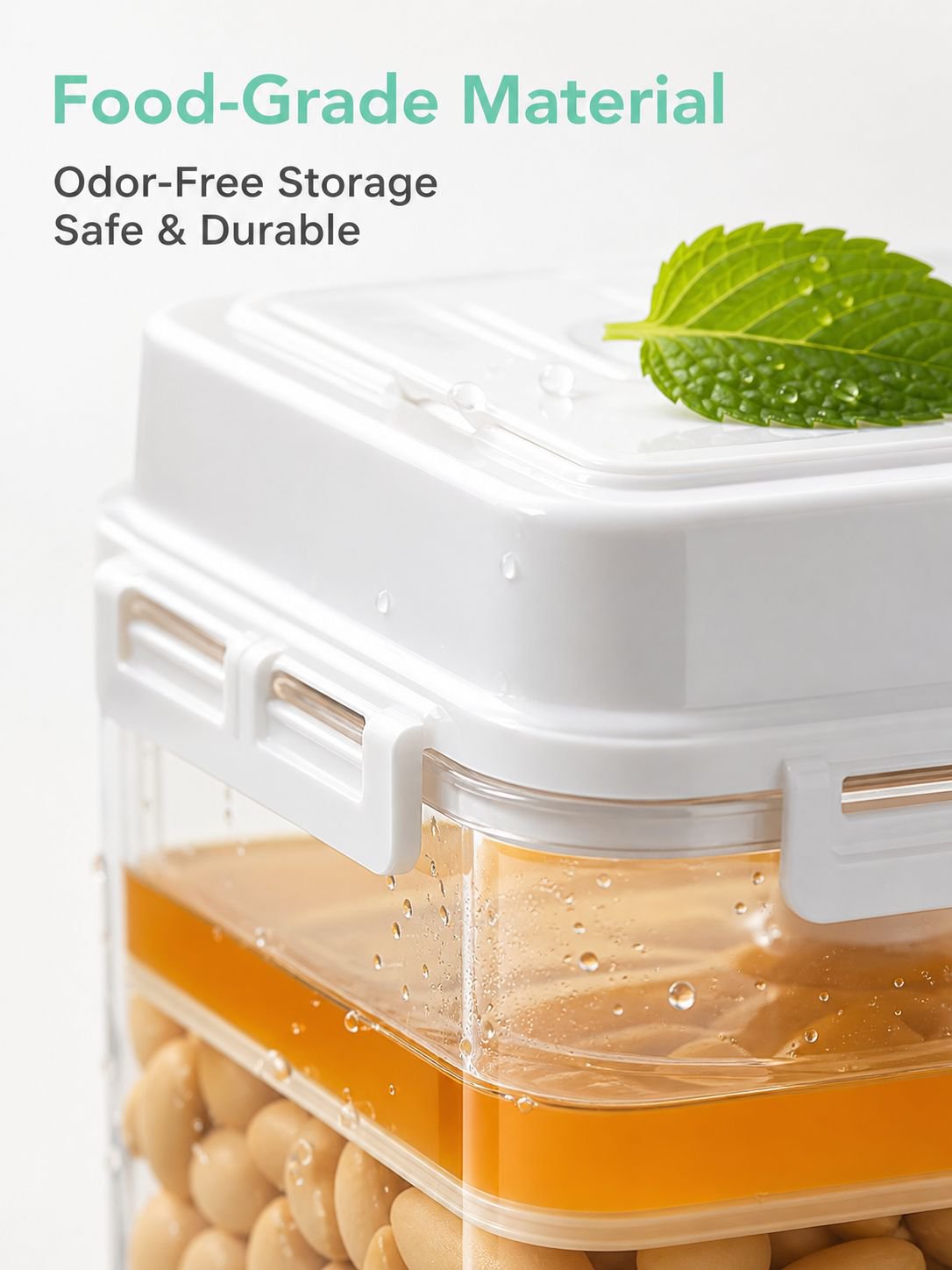 Food-Grade Press-Type Pickling Jar, Large-Capacity Kitchen Storage Container