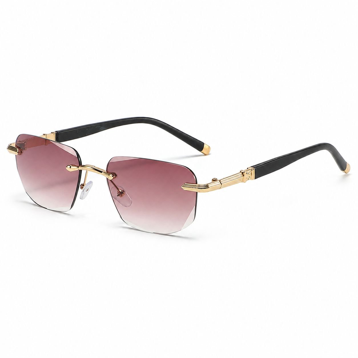 Ultra-light Rimless Progressive Photochromic Reading Glasses with Blue Light Blocking