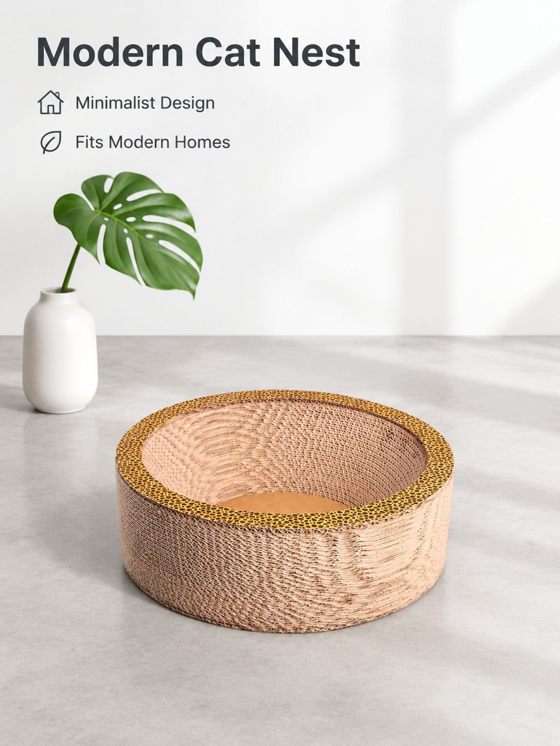 Cat scratching post/cardboard nest