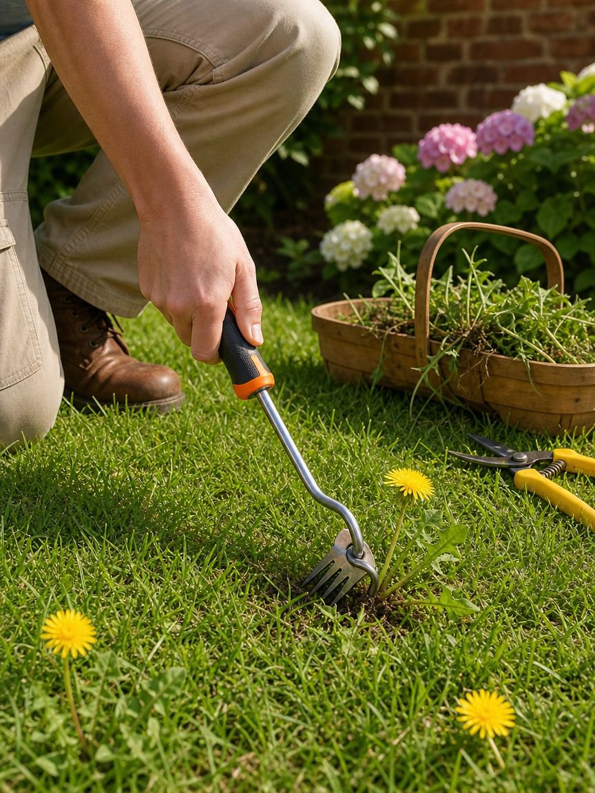 Robuster Unkrautentferner für den Garten