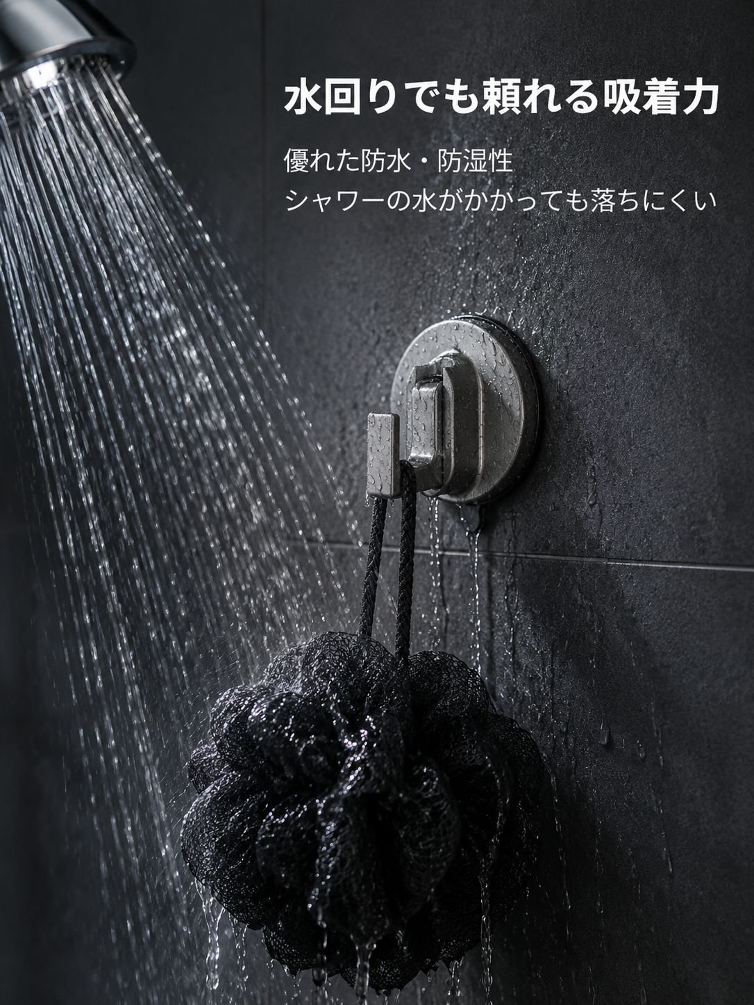 吸盤付き洋服フック