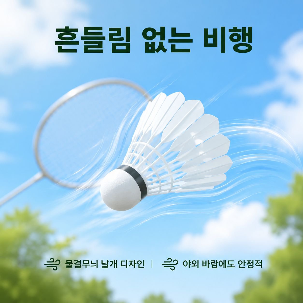 고탄성 방풍 내구성 거위깃털 배드민턴 셔틀콕