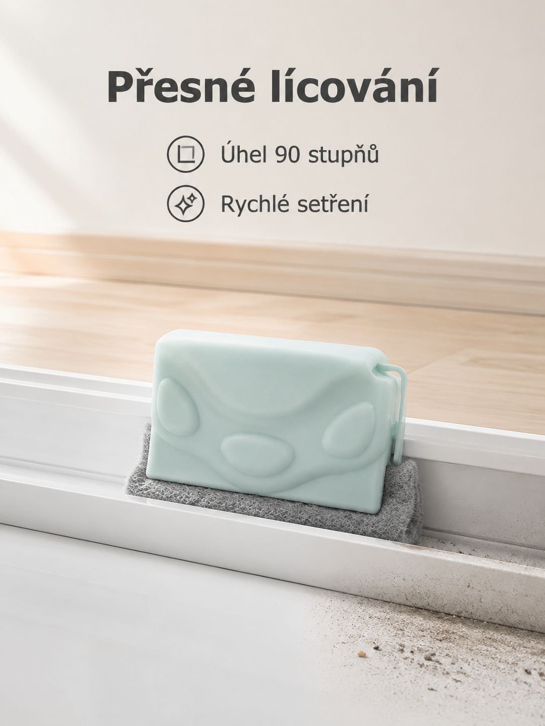 Drážkový čisticí kartáč
