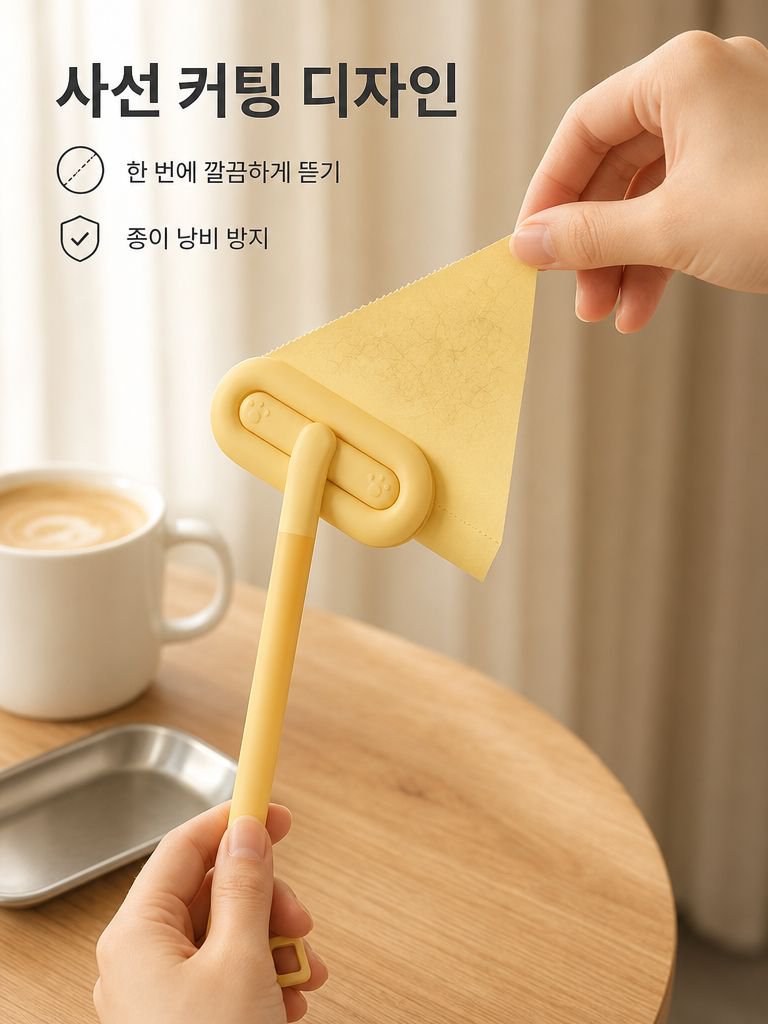 긴 손잡이 제모 브러시 점모기