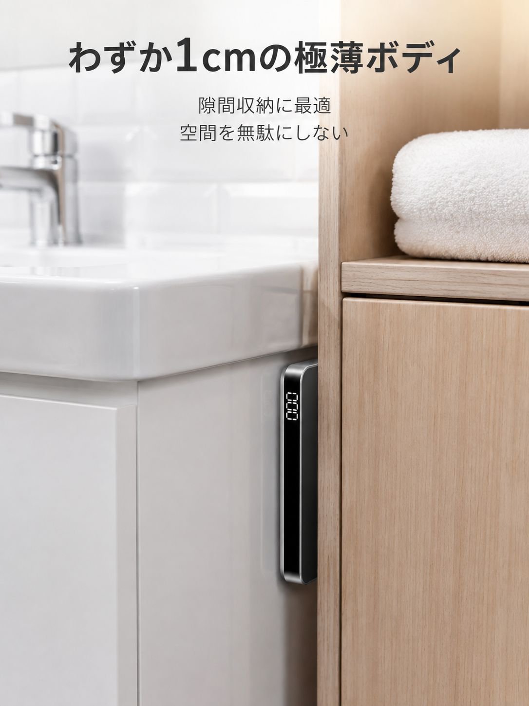 携帯用ミラー付きスケール