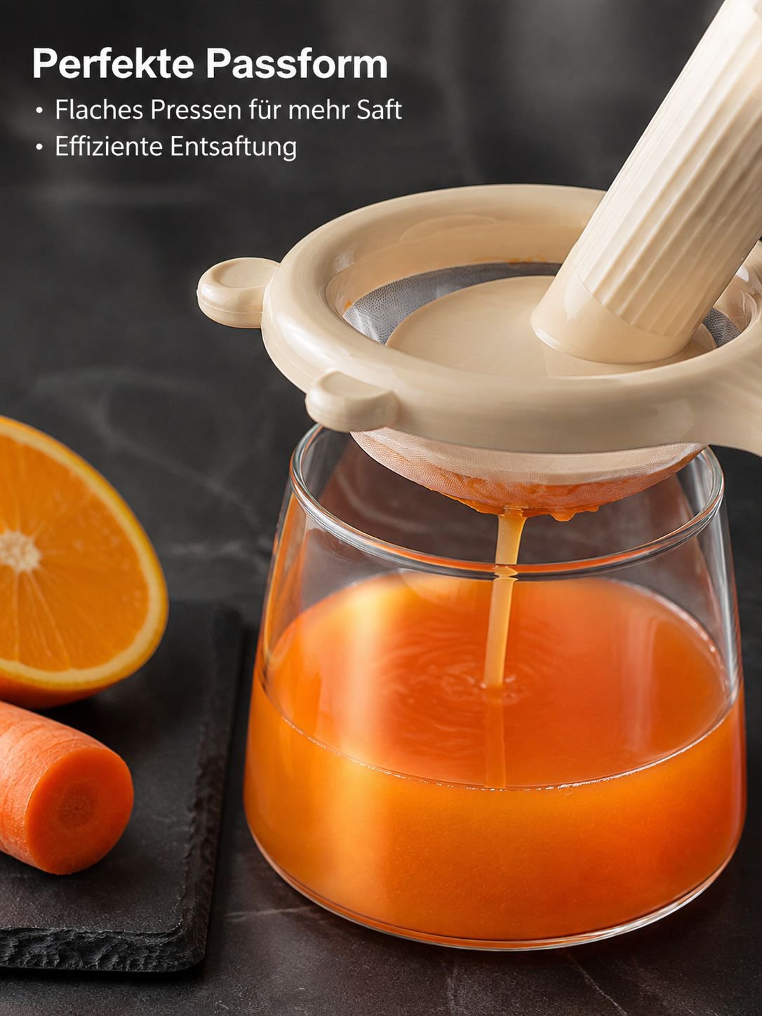 Multifunktionales Saft- und Küchensieb