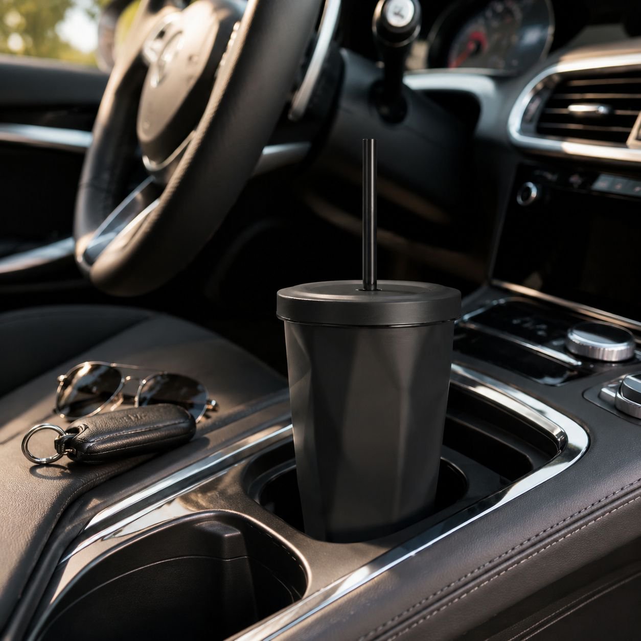 Mug isotherme pour voiture réfrigérable avec glace