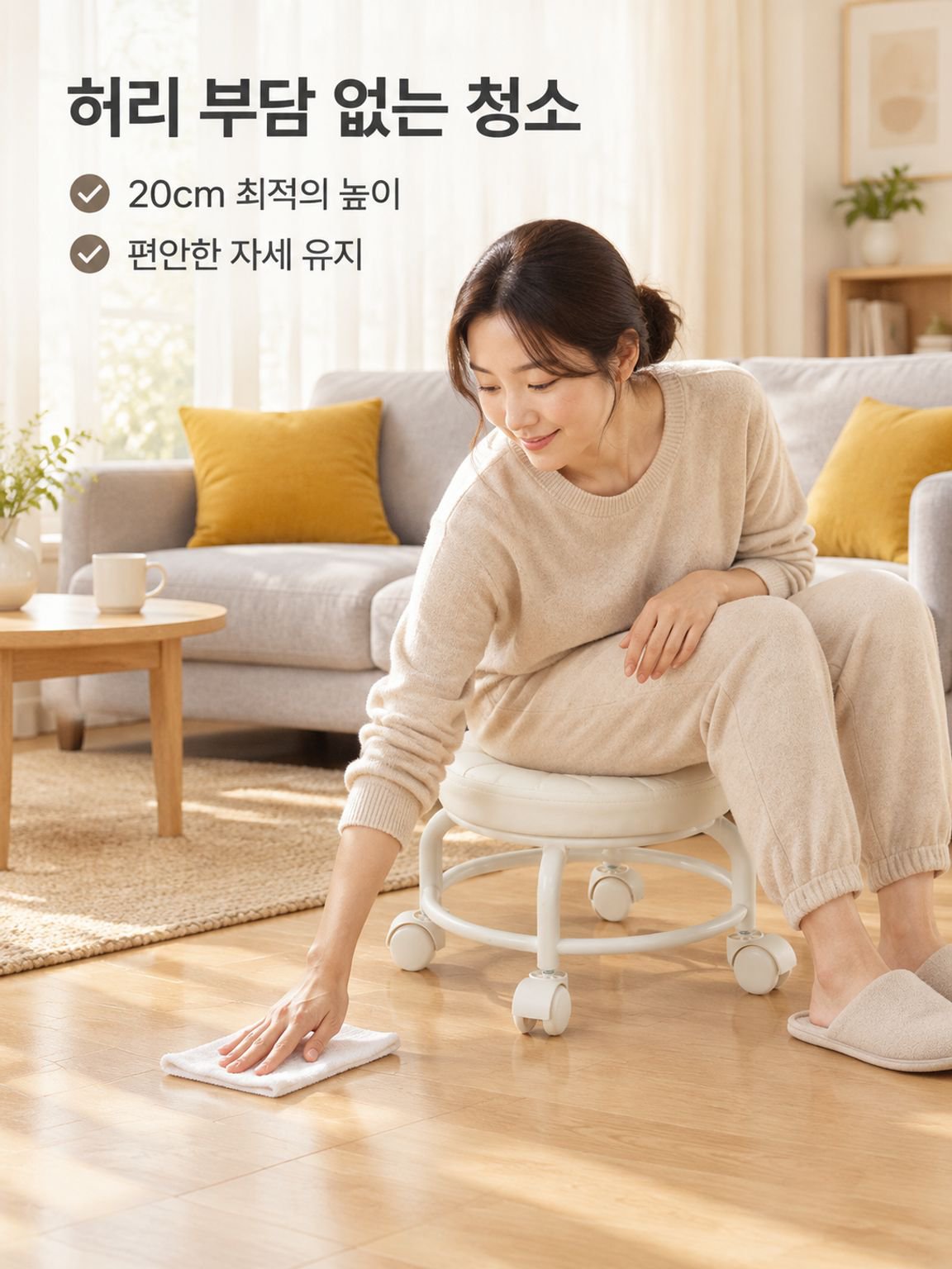 앉은뱅이 바퀴의자