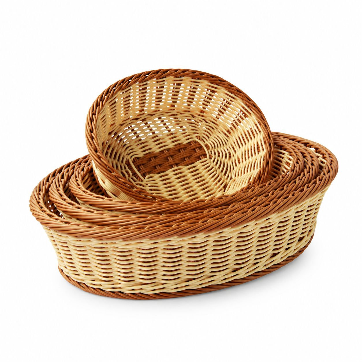 Imitation Rattan Bread Basket