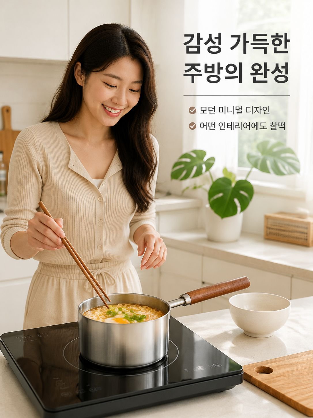 가정용 단일 손잡이 조리 팬