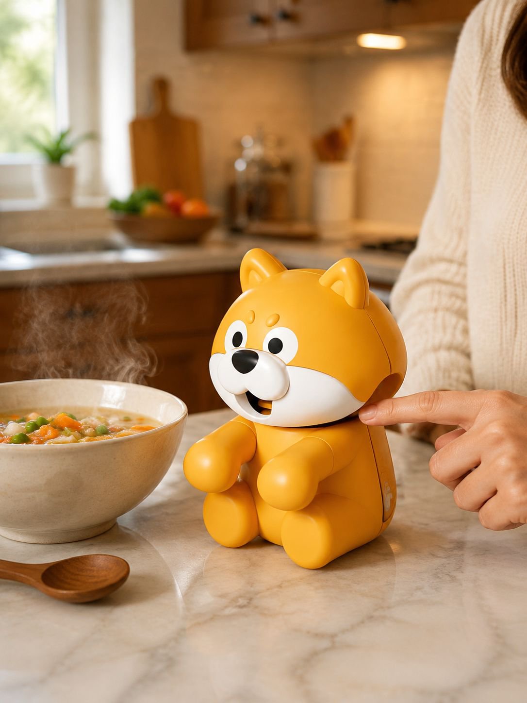 Cat Fan for Cooling Down Food