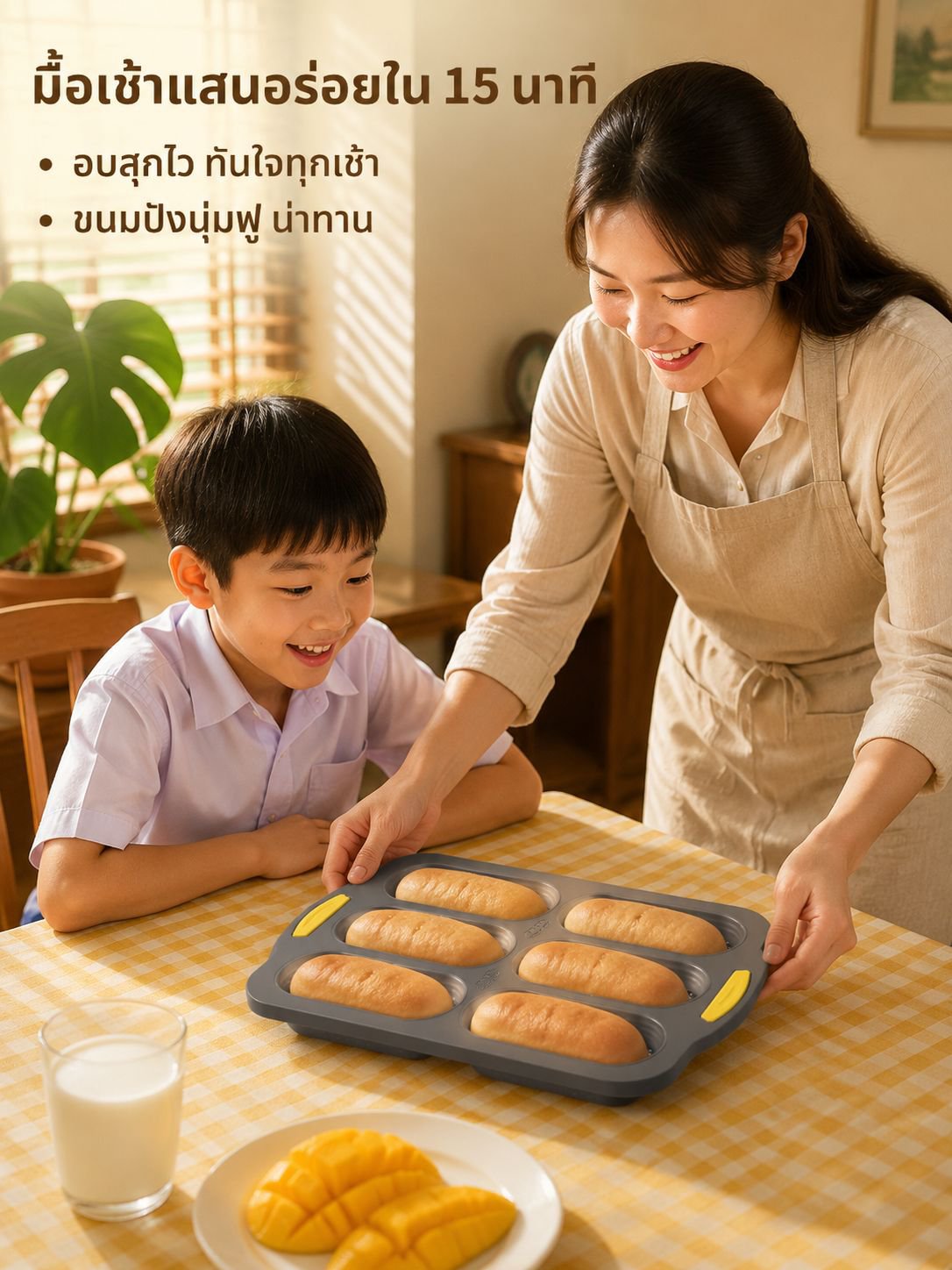 อุปกรณ์ทำขนมที่ไม่ติดกระทะ